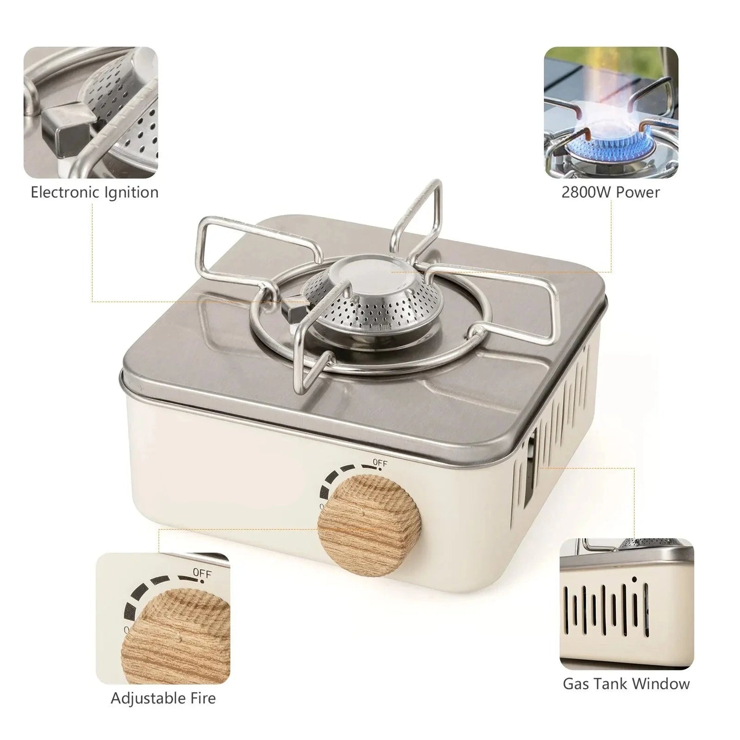 2800W Outdoor Camping Gas Stove