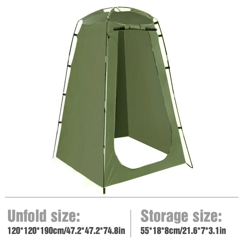Portable shower tent