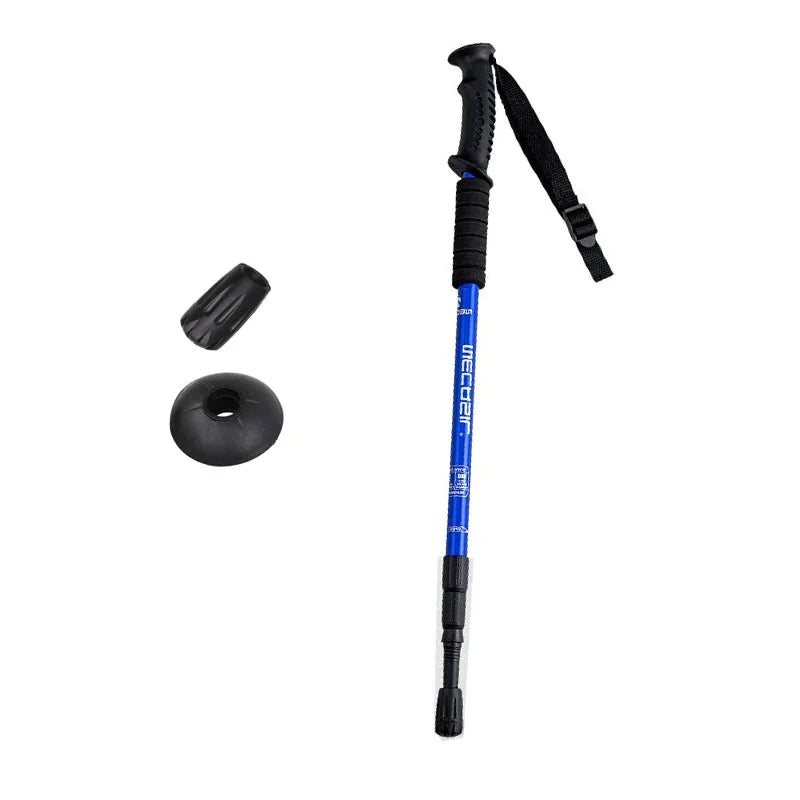 Aluminum alloy hiking poles, adjustable, non-slip
