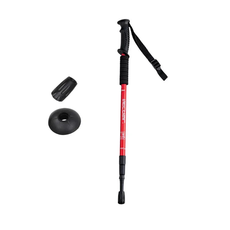 Aluminum alloy hiking poles, adjustable, non-slip
