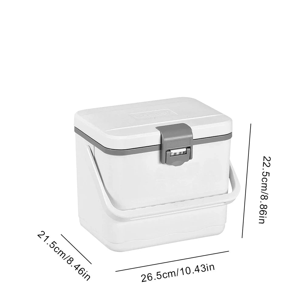 Réfrigérateur de camping portable, glacière E27, 4.5 L, 5L