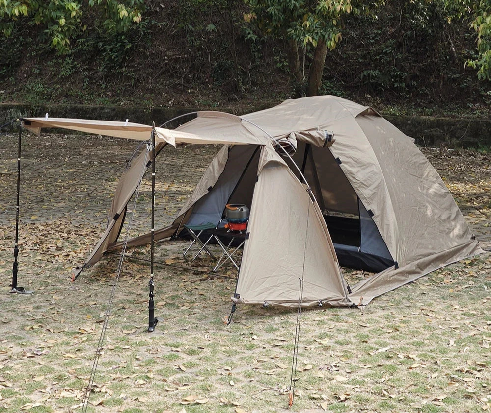 expandable dome tent, 2 people