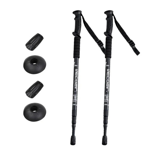 Aluminum alloy hiking poles, adjustable, non-slip